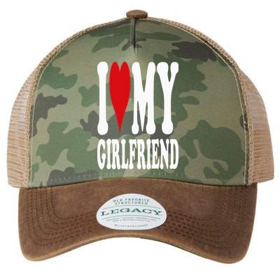 I Love My Girlfriend Gf I Heart My Girlfriend GF Legacy Tie Dye Trucker Hat