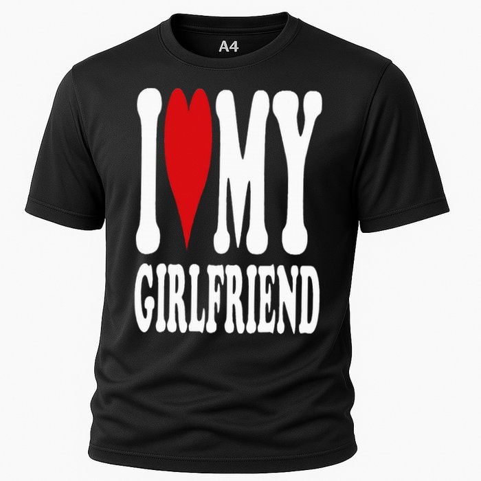 I Love My Girlfriend Gf I Heart My Girlfriend GF Cooling Performance Crew T-Shirt