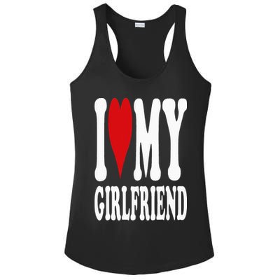 I Love My Girlfriend Gf I Heart My Girlfriend GF Ladies PosiCharge Competitor Racerback Tank