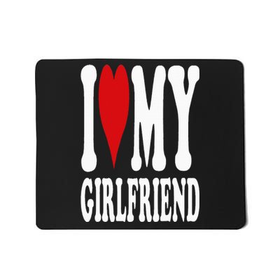 I Love My Girlfriend Gf I Heart My Girlfriend GF Mousepad