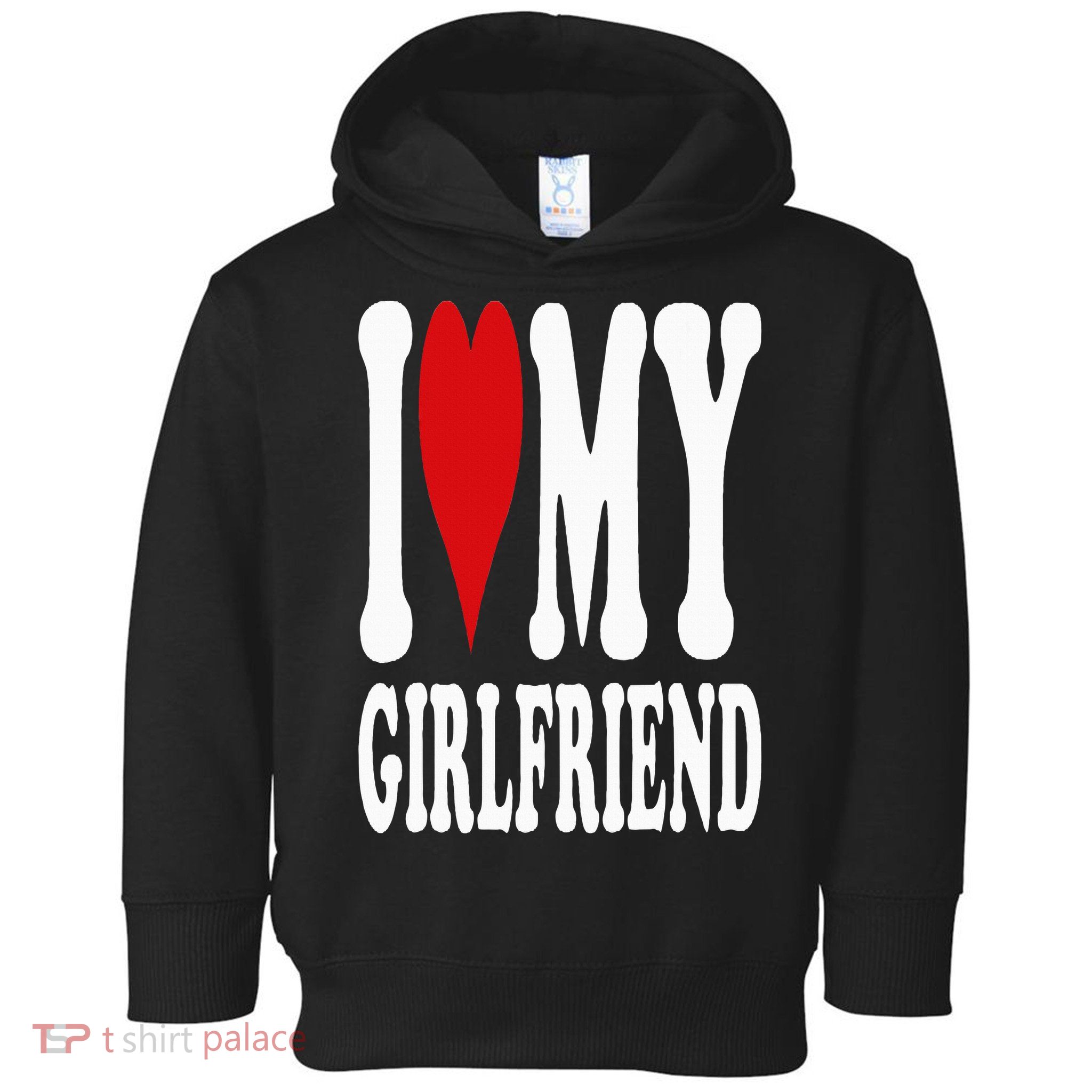 I Love My Girlfriend Gf I Heart My Girlfriend GF Toddler Hoodie