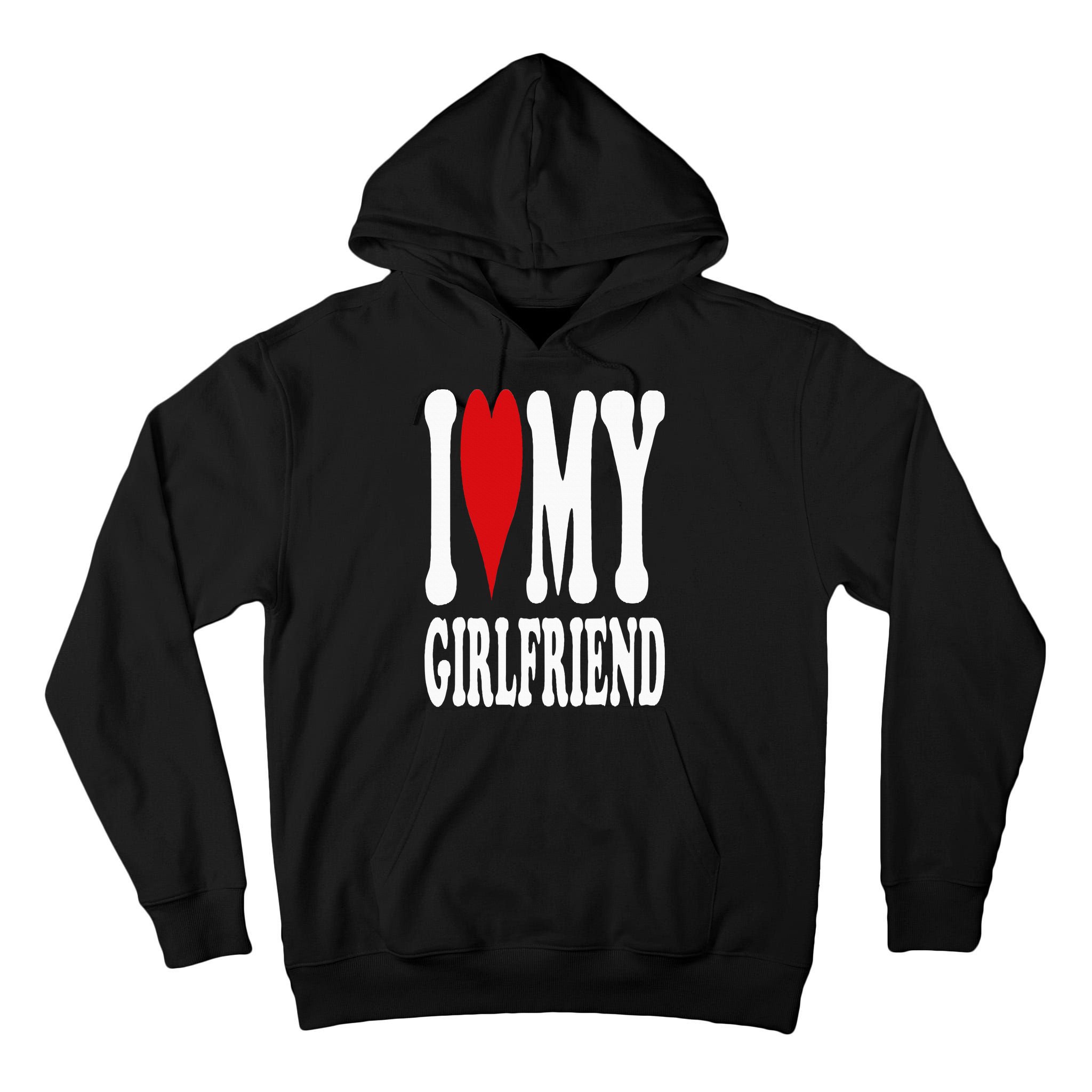 I Love My Girlfriend Gf I Heart My Girlfriend GF Tall Hoodie
