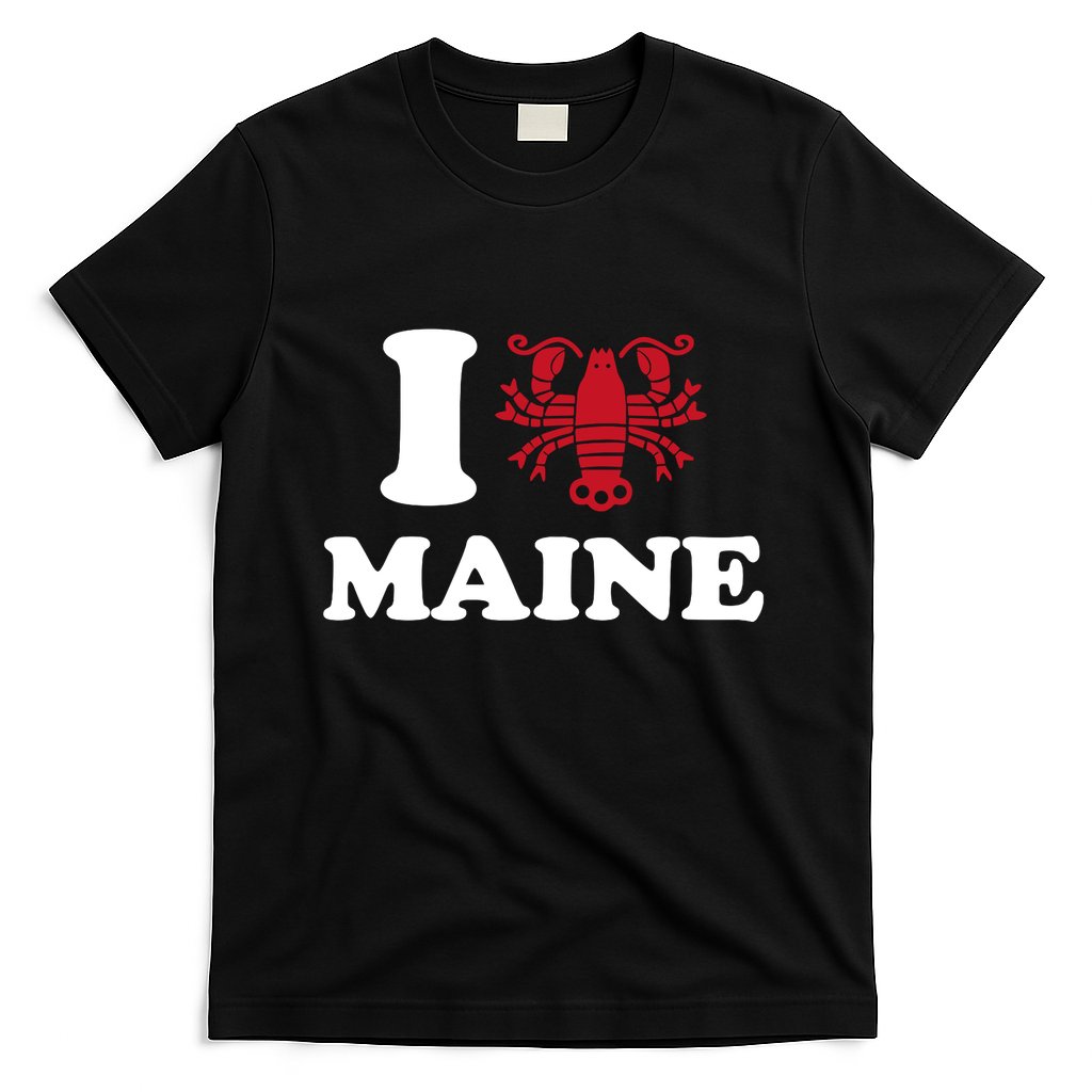 I Love Maine Heart As Lobster T-Shirt