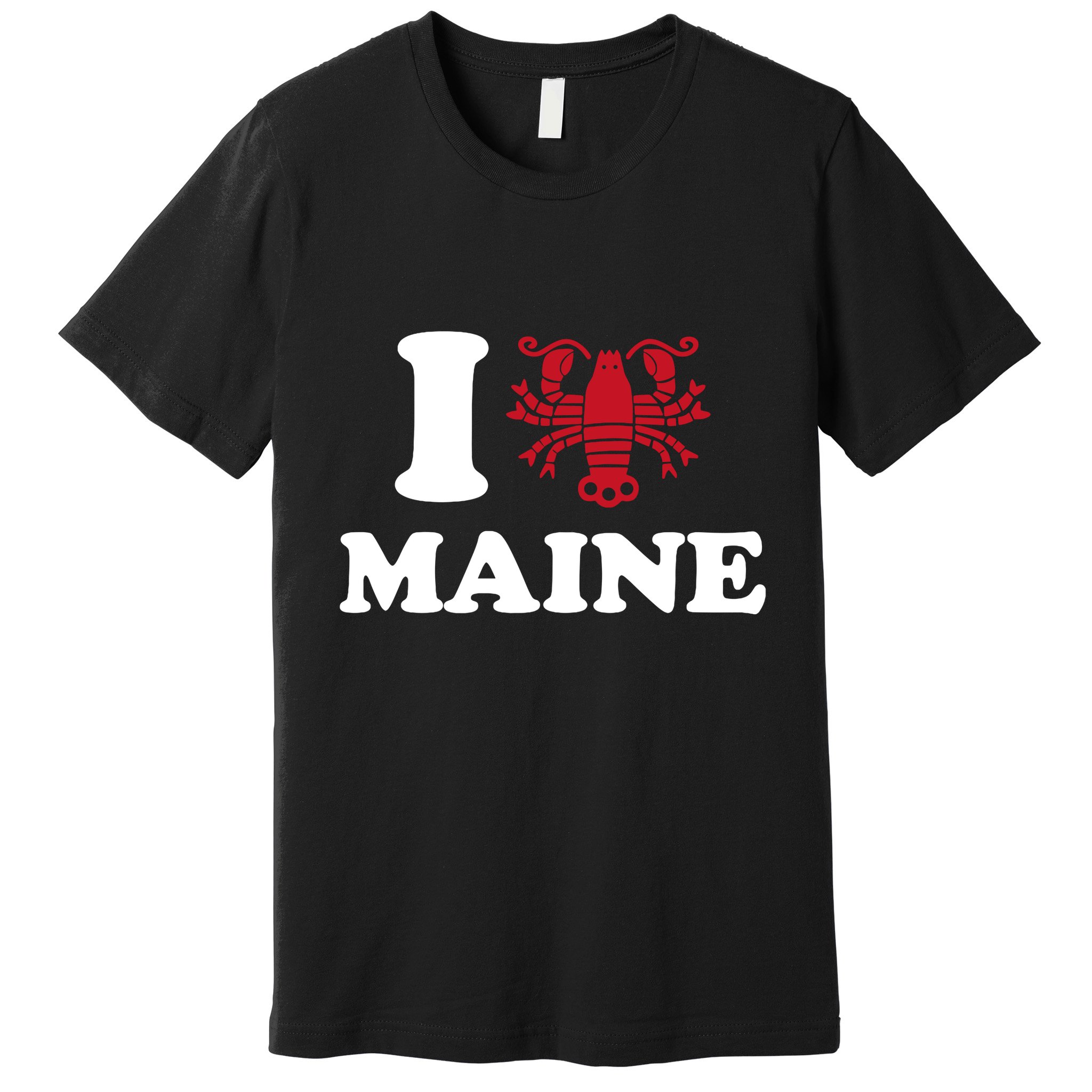I Love Maine Heart As Lobster Premium T-Shirt