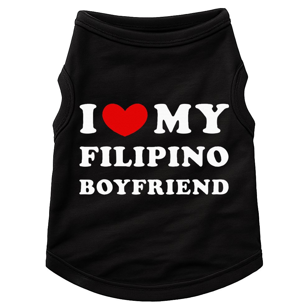 I Love My Filipino Boyfriend I Heart My Filipino Boyfriend Doggie Tank