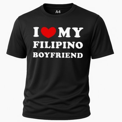I Love My Filipino Boyfriend I Heart My Filipino Boyfriend Performance Shirt