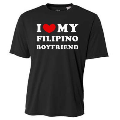 I Love My Filipino Boyfriend I Heart My Filipino Boyfriend Cooling Performance Crew T-Shirt