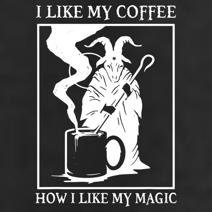 I Like My Coffee How I Like My Magic 7 Panel Mesh Trucker Snapback Hat