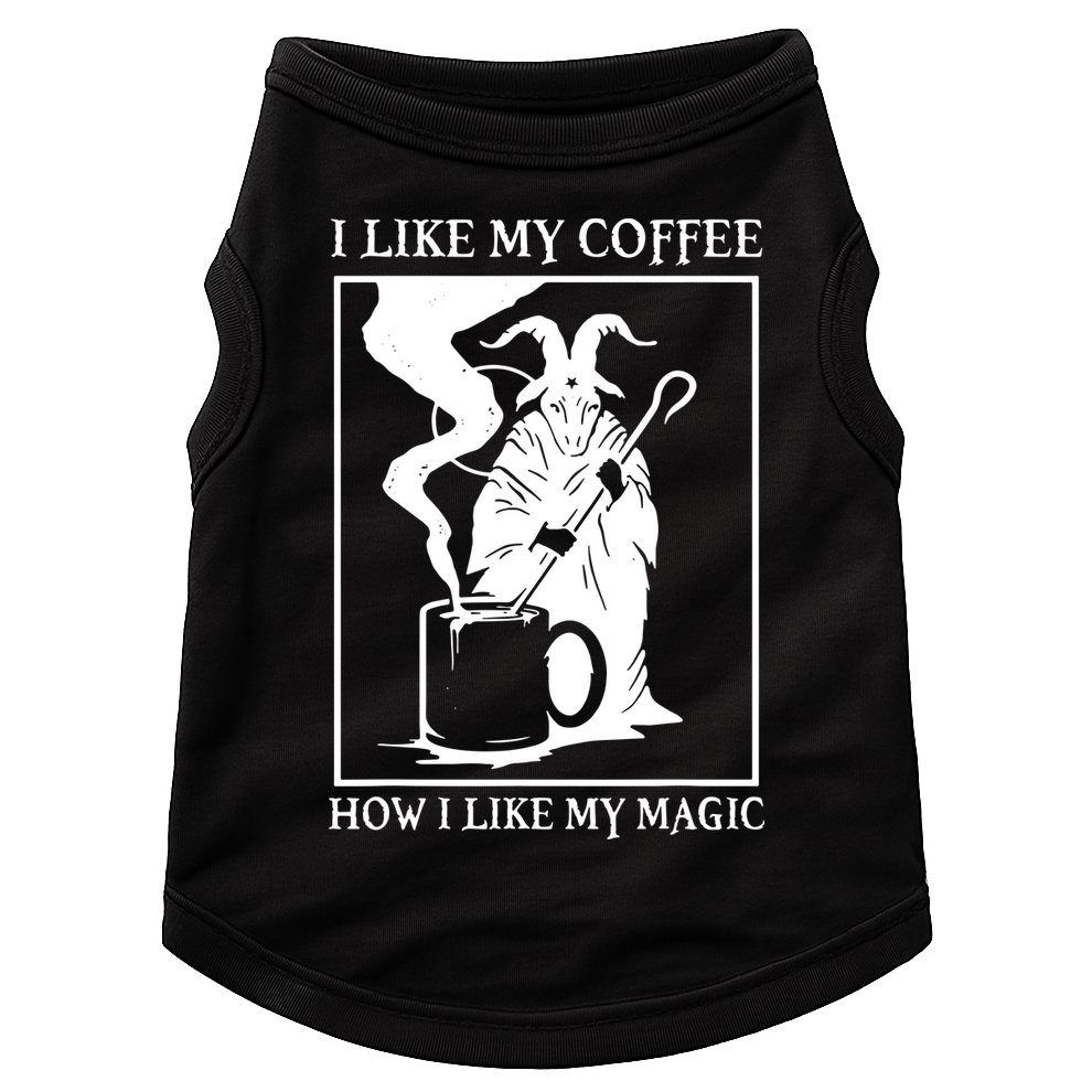 I Like My Coffee How I Like My Magic Doggie Tank