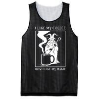 I Like My Coffee How I Like My Magic Mesh Reversible Basketball Jersey Tank