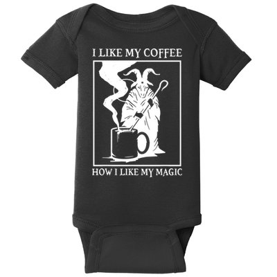 I Like My Coffee How I Like My Magic Baby Bodysuit