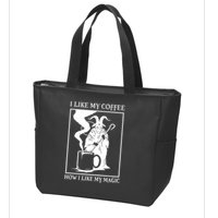 I Like My Coffee How I Like My Magic Zip Tote Bag