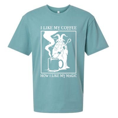I Like My Coffee How I Like My Magic Sueded Cloud Jersey T-Shirt