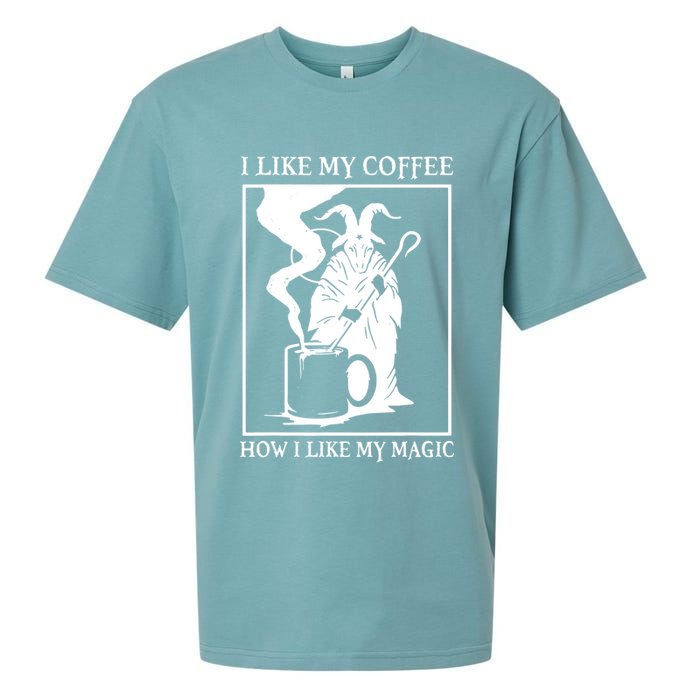 I Like My Coffee How I Like My Magic Sueded Cloud Jersey T-Shirt