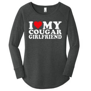 I Love My Cougar Girlfriend I Heart My Cougar Girlfriend Women's Perfect Tri Tunic Long Sleeve Shirt