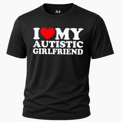 I Love My Autistic Girlfriend I Heart My Gf With Autism Performance Shirt