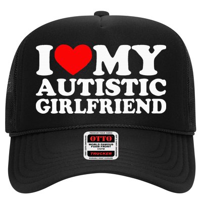 I Love My Autistic Girlfriend I Heart My Gf With Autism Trucker Hat