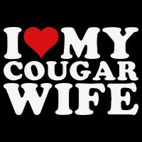 I Love My Cougar Wife I Heart My Cougar Wife Backpack