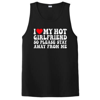 I Love My Girlfriend I Love My Girlfriend Please Stay Away PosiCharge Competitor Tank