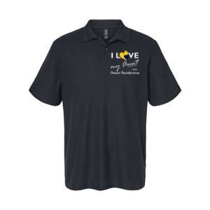 I Love My Aunt With Down Syndrome Gift Family Matching Softstyle Adult Sport Polo