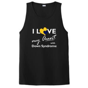 I Love My Aunt With Down Syndrome Gift Family Matching PosiCharge Competitor Tank