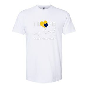 I Love My Aunt With Down Syndrome Gift Family Matching Softstyle CVC T-Shirt