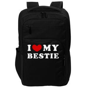 I Love My Bestie I Heart My Bestie Impact Tech Backpack