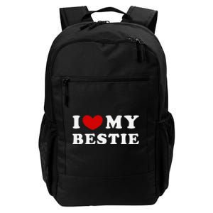 I Love My Bestie I Heart My Bestie Daily Commute Backpack