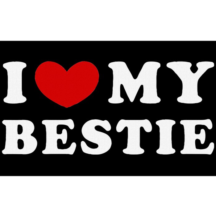 I Love My Bestie I Heart My Bestie Bumper Sticker