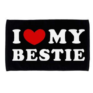 I Love My Bestie I Heart My Bestie Microfiber Hand Towel