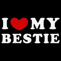 I Love My Bestie I Heart My Bestie Visor