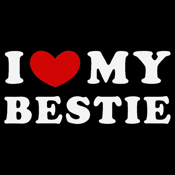 I Love My Bestie I Heart My Bestie Visor