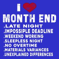 I Love Month End Funny Accountants Quotes Birthday Funny Gift Tall T-Shirt