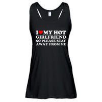 I Love My Girlfriend So Please Stay Away From Me Ladies Essential Flowy Tank