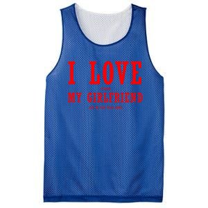 I Love My Friend Funny Video Gaming Gamer Gift Gift Mesh Reversible Basketball Jersey Tank