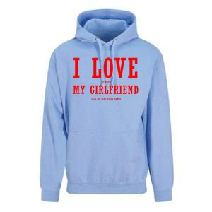 I Love My Friend Funny Video Gaming Gamer Gift Gift Unisex Surf Hoodie