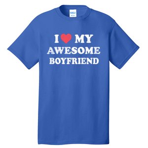 I Love My Awesome Friend Happy Valentines Day Gift Tall T-Shirt