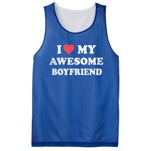 I Love My Awesome Friend Happy Valentines Day Gift Mesh Reversible Basketball Jersey Tank