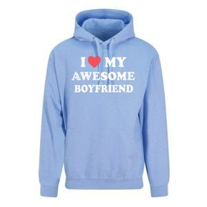 I Love My Awesome Friend Happy Valentines Day Gift Unisex Surf Hoodie