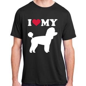 I Love My Toy Poodle Gift Adult ChromaSoft Performance T-Shirt