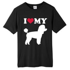 I Love My Toy Poodle Gift Tall Fusion ChromaSoft Performance T-Shirt