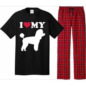 I Love My Toy Poodle Gift Pajama Set