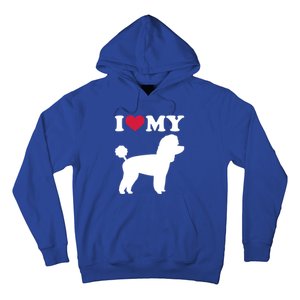 I Love My Toy Poodle Gift Hoodie