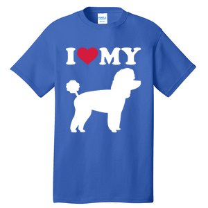 I Love My Toy Poodle Gift Tall T-Shirt