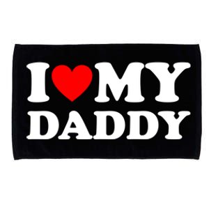 I Love My Daddy Gift Microfiber Hand Towel