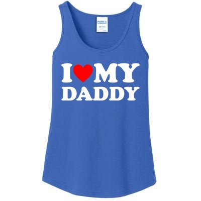 I Love My Daddy Gift Ladies Essential Tank