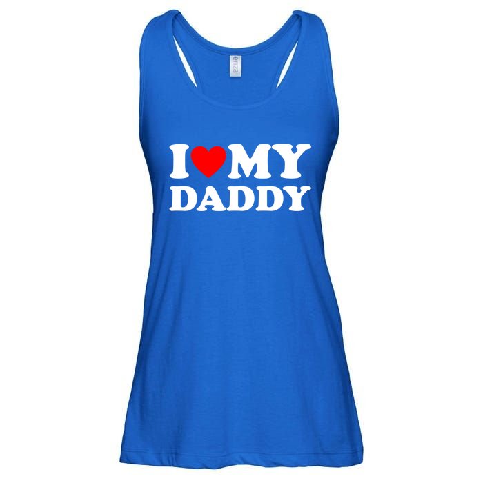 I Love My Daddy Gift Ladies Essential Flowy Tank