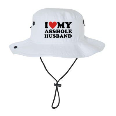 I Love My Asshole Husband Funny Sarcastic For Wife Bucket Hat