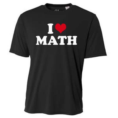 I Love Math Cooling Performance Crew T-Shirt