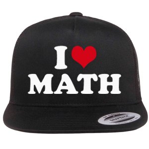 I Love Math Flat Bill Trucker Hat